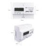 80A TUYA IVAP 3-Phase SMART Energy kWh Meter EXPORT-IMPORT Pre-Payment